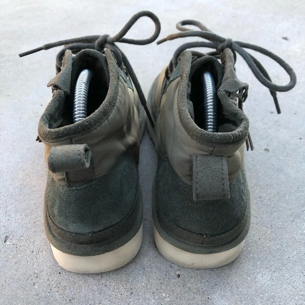UGG Neumel Zip MLT Mens Shoes Military Green Mid Top Sneakers 1102430 Size 9 US - Picture 13 of 16